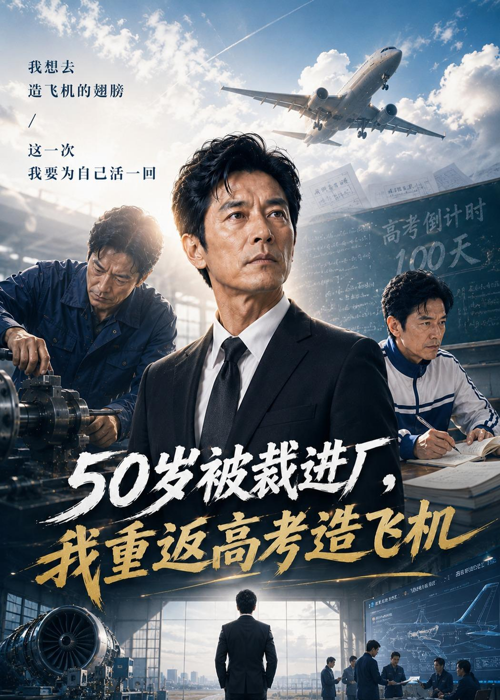 岁被裁进厂，我重返高考造飞机